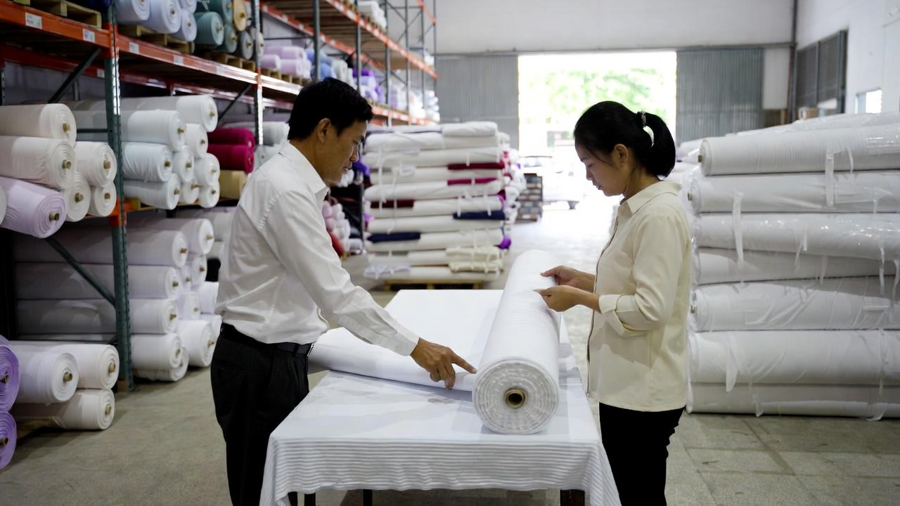 Ký hợp đồng bán sỉ vải thun uy tín tại MMP